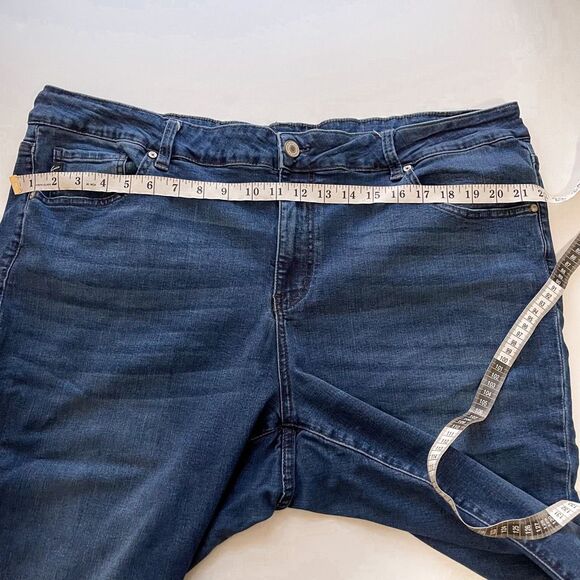 KanCan Curvy Dark Wash Stretch Skinny Jean Size 24 - Picture 6 of 8